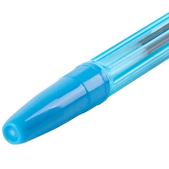 Ручка шариковая Staff Office, 1мм, синяя, голубой тонированный корпус - фото 5 - id-p100162650
