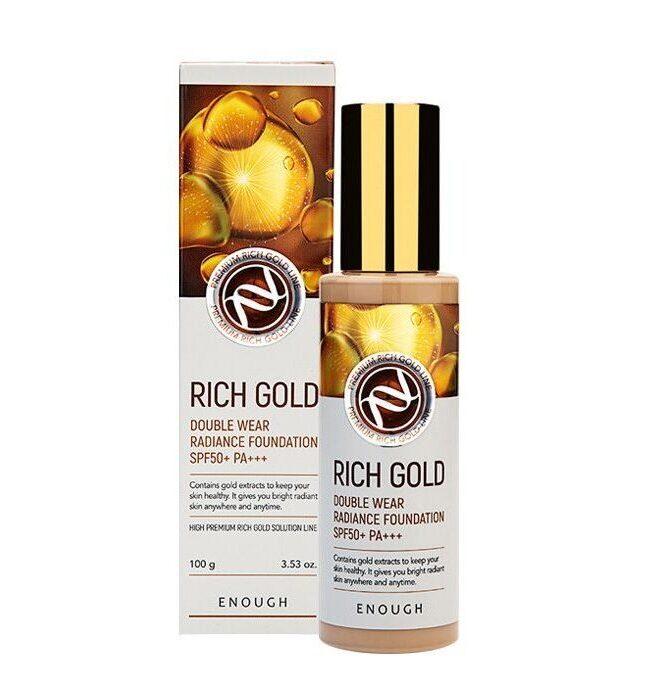 Enough Rich Gold Double Wear Radiance Foundation Тональный крем с золотом 100мл