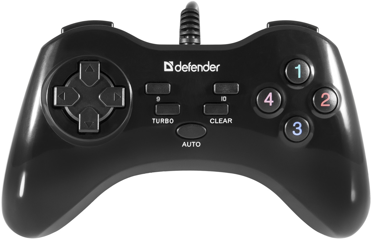Геймпад проводной Defender Game Master G2, USB, 13 кнопок - фото 1 - id-p100165555