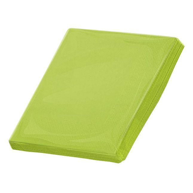 Бумажные салфетки Spa Premium, 33x33см, 2 слой, 25 листов в упаковке, цвет Зеленый Анис - фото 1 - id-p100159909