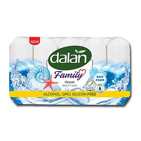 Мыло туалетное Dalan Family, Весенний букет, 75гр, 5 штук в упаковке