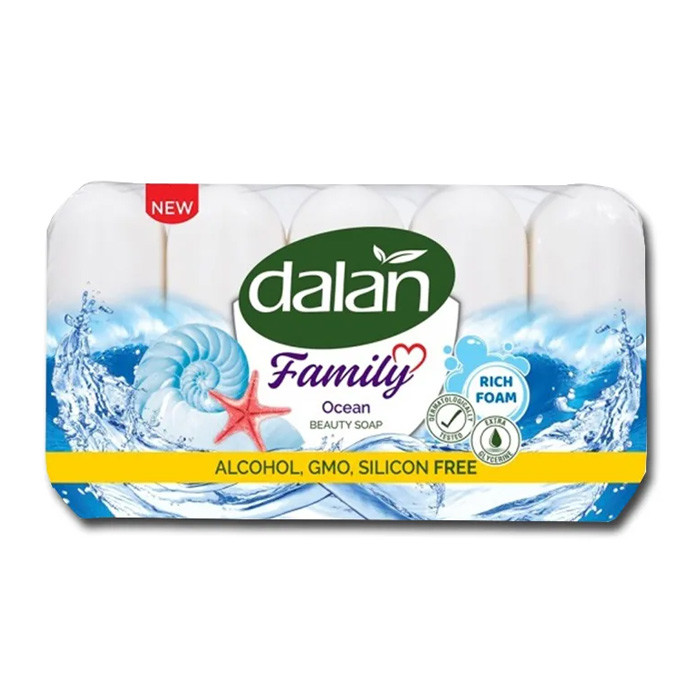 Мыло туалетное Dalan Family, Весенний букет, 75гр, 5 штук в упаковке - фото 1 - id-p100163598