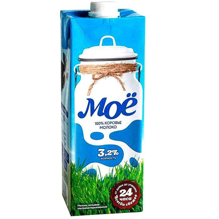 Молоко Моё, 3,2 % жирности, 950мл. - фото 1 - id-p100164603