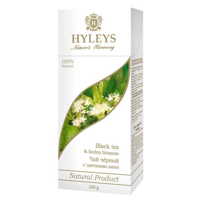Чай чёрный Hyleys, серия Гармония природы - Цветок липы, 25 пакетиков по 1,5гр - фото 1 - id-p100163623