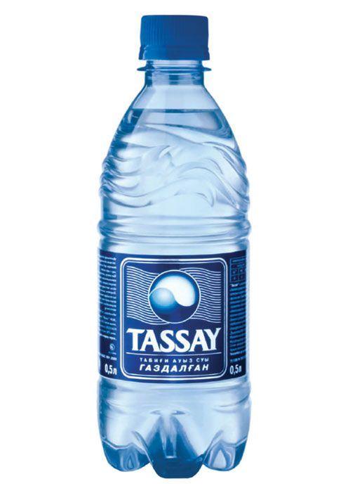 Вода питьевая Tassay, 500мл, газированная, пластиковая бутылка