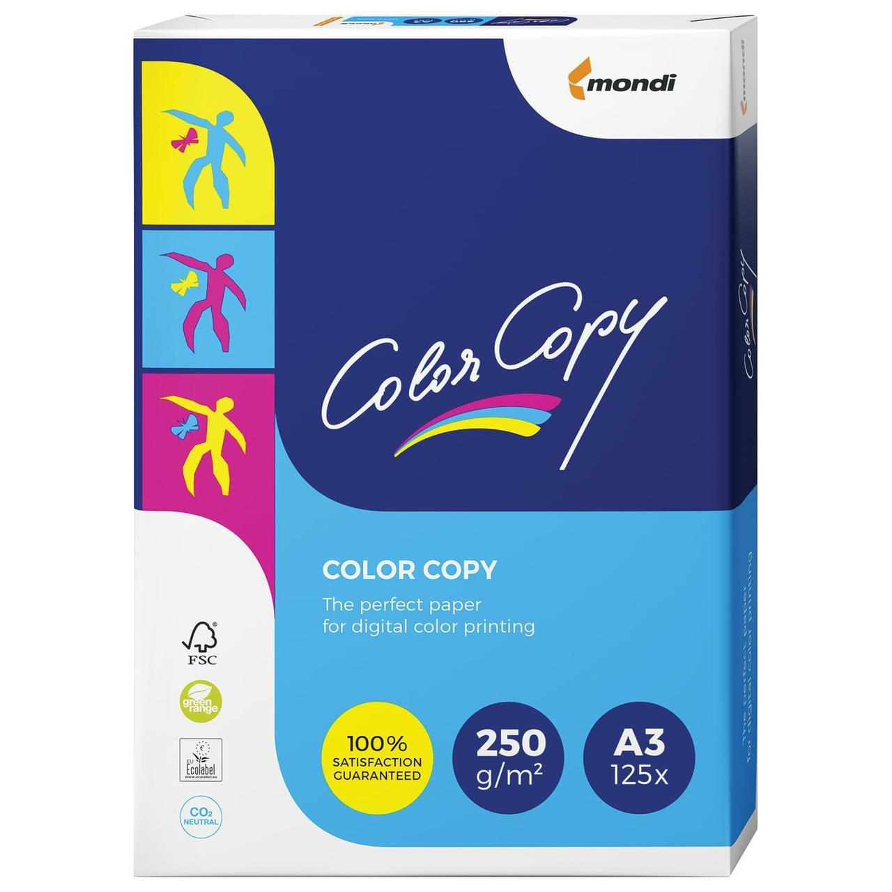 Бумага матовая для печати Color Copy, A3, 250гр/м2, 125л, класс A++