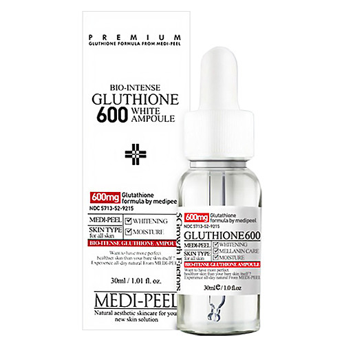 Medi-Peel bio-intense gluthione 600 White Ampoule Осветляющая сыворотка с глутатионом 30 мл. - фото 1 - id-p100161758