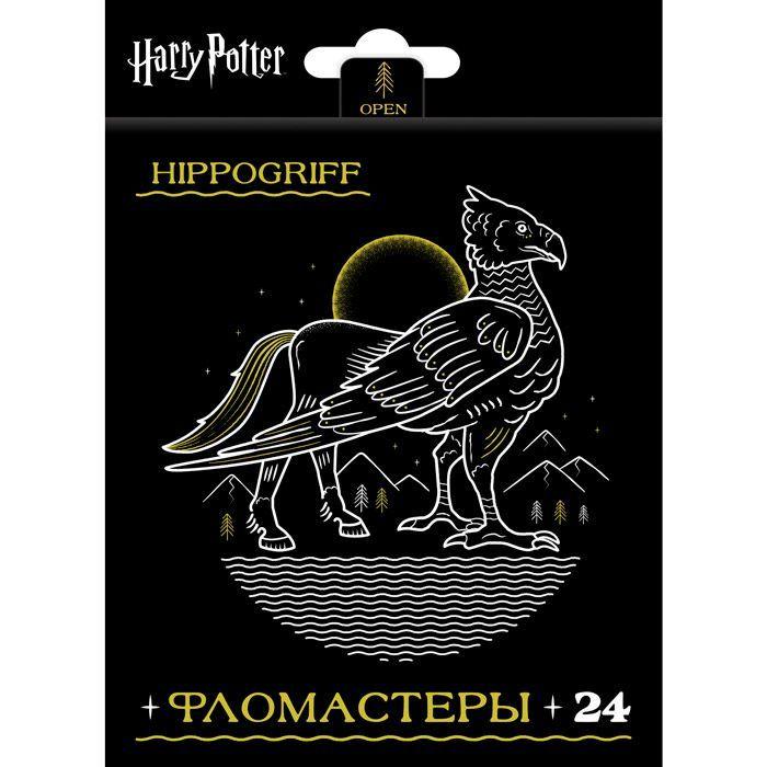 Фломастеры Hatber VK, 24 цвета, серия Гарри Поттер №1, в картонной упаковке - фото 1 - id-p100165633