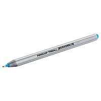 Ручка шариковая Pensan Triball, 1мм, бирюзовая, трёхгранный серебристый корпус