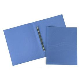 Папка пластиковая Hatber, А4, 500мкм, 14мм, пружинный скоросшиватель, серия Line - Синяя