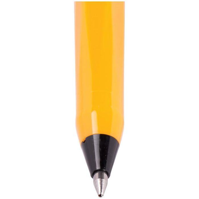 Ручка шариковая Schneider Tops 505F, 0,8 мм, чёрная, желтый корпус - фото 2 - id-p100165773