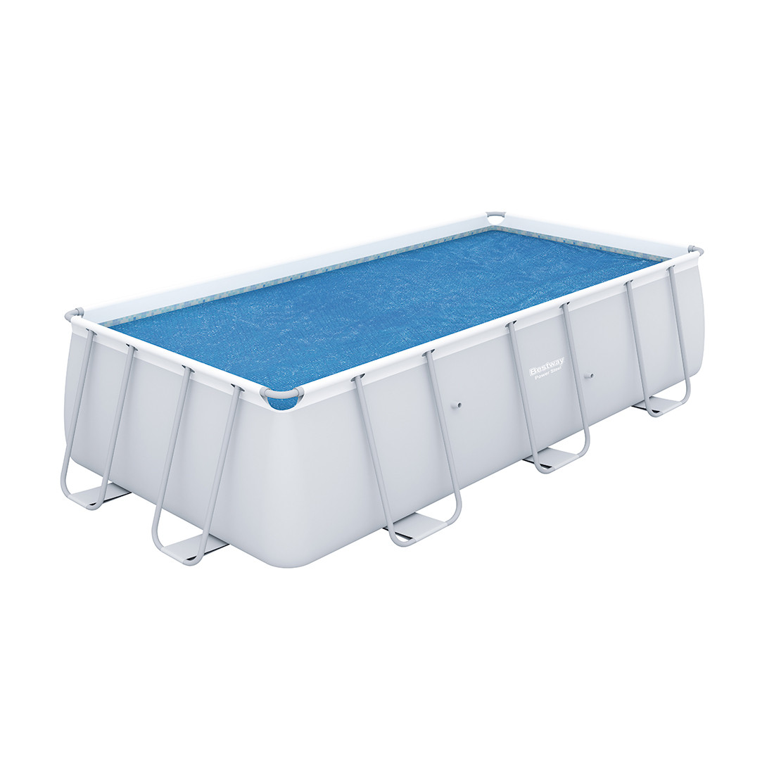 Тент солнечный для бассейнов размером 400 х 200 см, BESTWAY, 58240, PE, Синий, Сумка