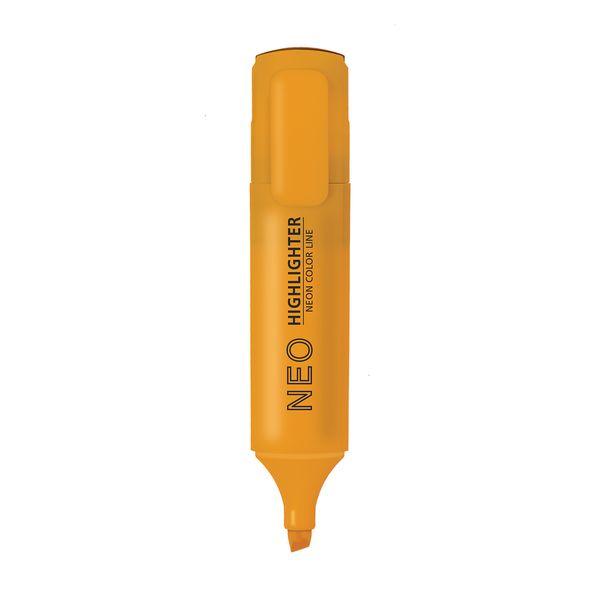 Текстовыделитель Hatber Neo, 1-5мм, скошенный наконечник, водная основа, оранжевый - фото 1 - id-p100166790