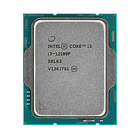 Процессор, Intel, i3-12100F LGA1700, оем, 12M, 3.30 GHz, 4/8 Core Alder Lake, 58 (89) Вт, без встроенного