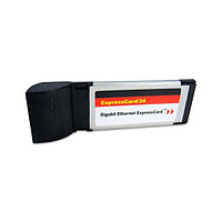 Адаптер, Express Card на Lan RJ-45, Скорость передачи данных 10/100/1000 Mбит/сек, Чипсет NEC, Для ноутбука