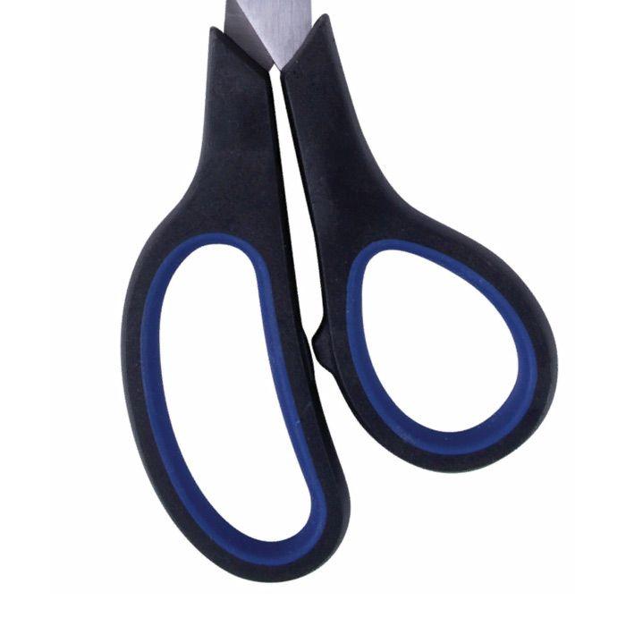 Ножницы Brauberg Soft Grip, 19см, нержавеющее лезвие, в блистере - фото 5 - id-p100164909