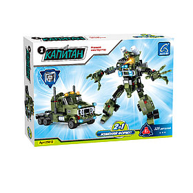 Игровой конструктор, Ausini, 25612, Роботы, Военный грузовик, 325 деталей, Цветная коробка
