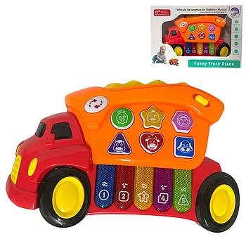 135 Камаз пианино развивающий, на батар. 33*23см