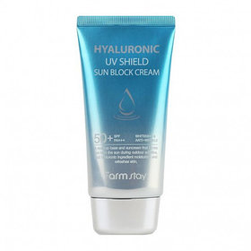 FarmStay Hyaluronic UV Shield Sun Block Cream SPF50+/PA+++ Солнцезащитный крем с гиалуроновой кислотой 70 гр