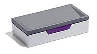 Бокс пластиковый для письменных принадлежностей Durable Varicolor, фиолетово-серый