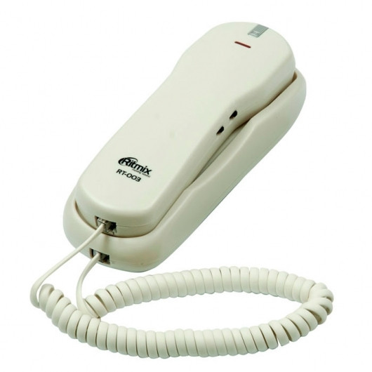 Телефон проводной Ritmix RT-003 белый - фото 1 - id-p100165009