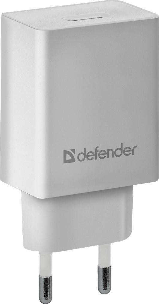 Зарядное устройство сетевое Defender EPA-10, 1хUSB, 5V/2.1А, белый - фото 1 - id-p100163119