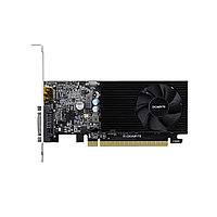 Видеокарта, Gigabyte, GT1030 Low Profile 2G (GV-N1030D4-2GL) 4719331303280, DDR4, 64B, DVI-D, HDMI, Fan,