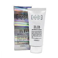 Jigott BB sun protect BB cream Солнцезащитный BB-крем с фитостволовыми клетками 50 мл