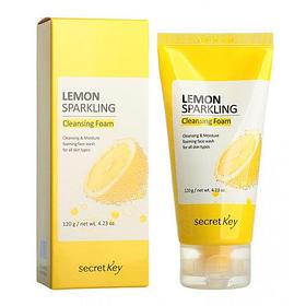 Secret Key Lemon Sparkling Cleansing Foam Пенка для умывания 120 мл