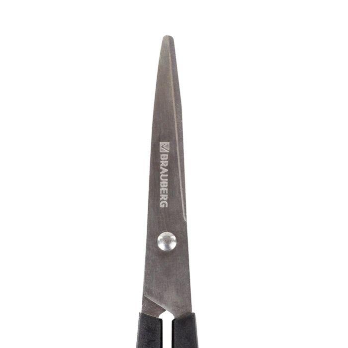 Ножницы Brauberg Standard, 16см, нержавеющее лезвие, в блистере - фото 6 - id-p100165076