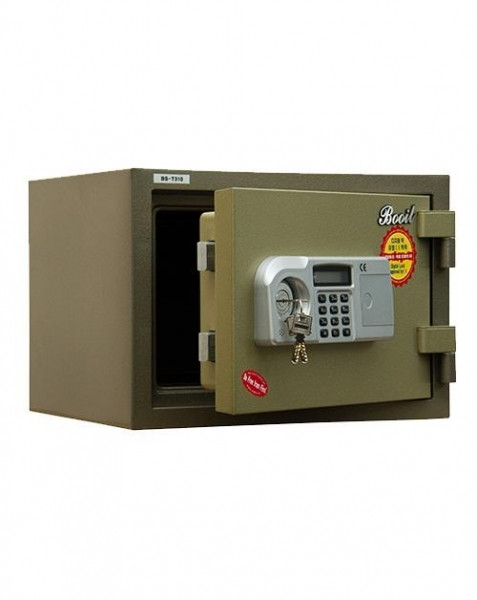 Огнестойкий сейф Booil TOPAZ BST-310 с лотком, с электронным и ключевым замками - фото 1 - id-p100164120