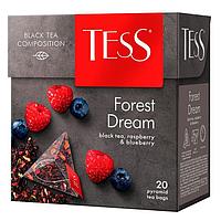 Чай чёрный Tess, серия Forest Dream, 20 пакетиков-пирамидок по 1,8гр