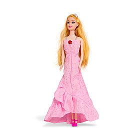 Кукла 29см, X Game kids, 9311, Серия Emily Сказочный бал, Подарочная упаковка, Розовое платье, Пластик,