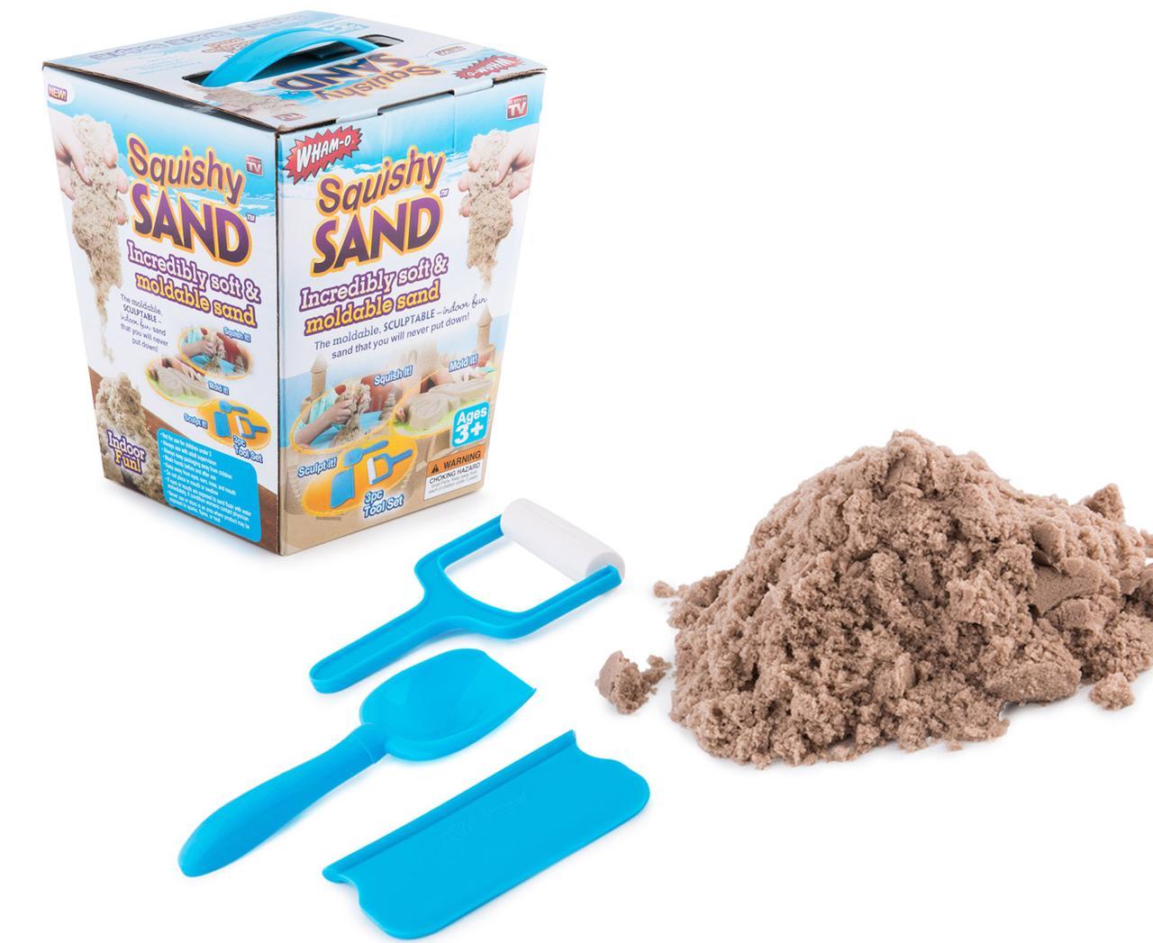 Кинетический живой песок для лепки Squishy Sand (Сквиши Сэнд) - фото 5 - id-p97754675