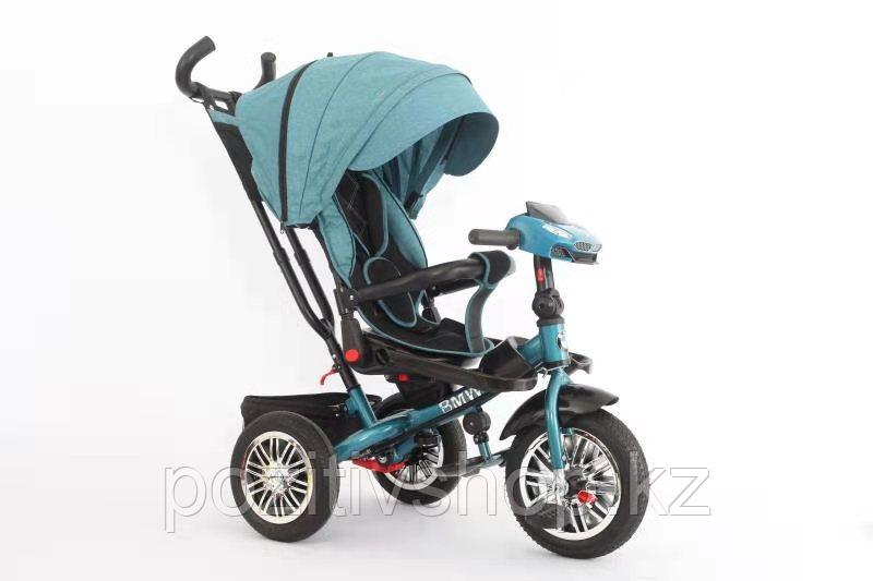 Детский трехколесный велосипед BMW синий - фото 3 - id-p100168717
