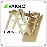 Раскладная чердачная лестница Fakro LWS Smart 60х120х280, фото 2