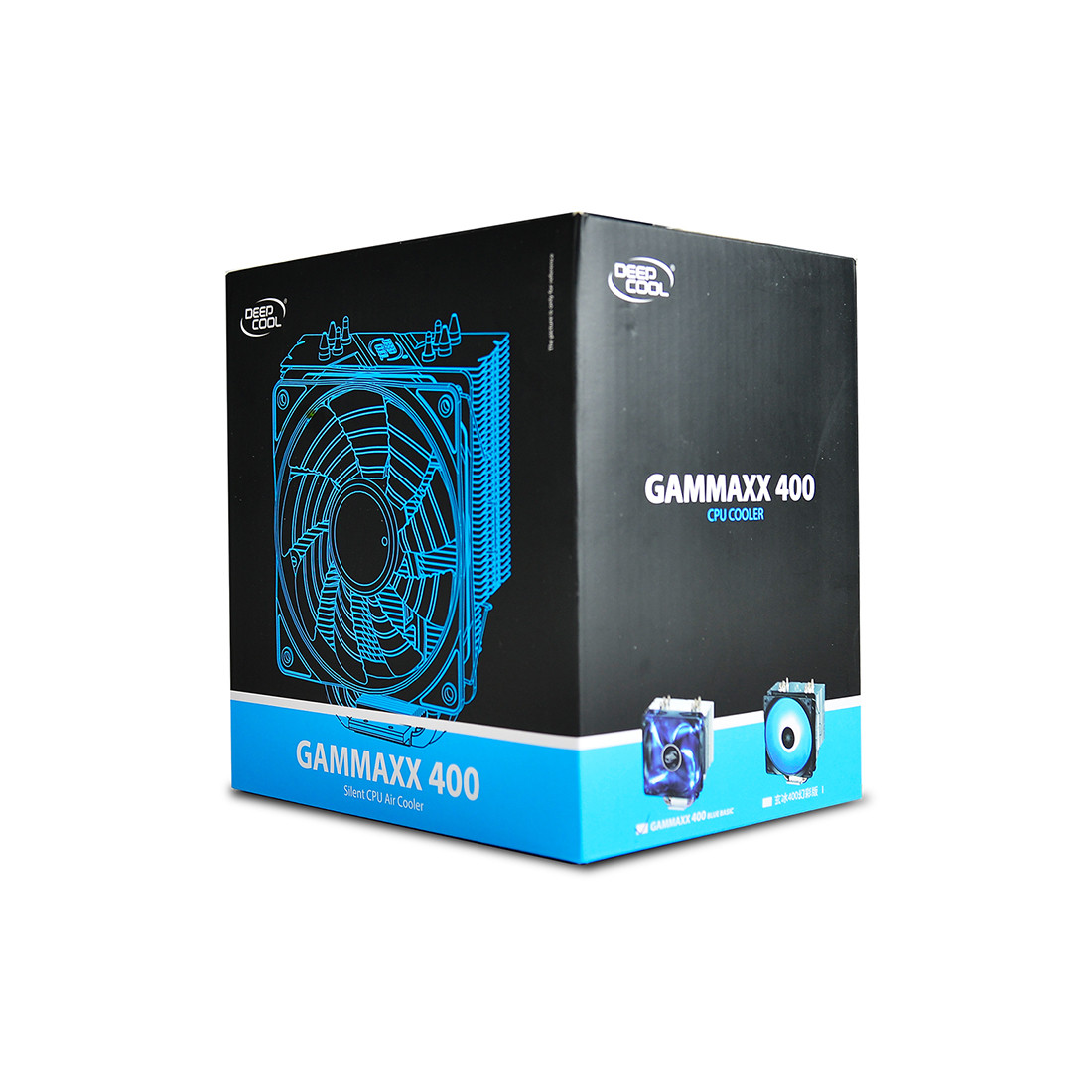 Кулер для процессора, Deepcool, GAMMAXX 400 Blue Basic DP-MCH4-GMX400P-BL, Intel 1200/115х и AMD - фото 2 - id-p100171839