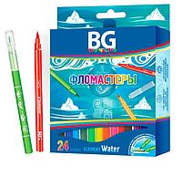 Фломастеры BG, 24 цвета, серия Element, в картонной упаковке