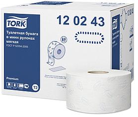 Туалетная бумага Tork Premium для диспенсеров бумаги в рулонах, 170м, 2 слоя, белая
