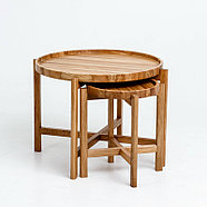 Кофейный столик, натуральный дуб 65*52, фото 3