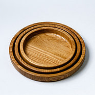 Набор деревянных тарелок, фото 3