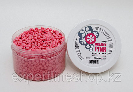 Горячий воск для депиляции  SIMPLE USE BEAUTY - Dreamy Pink, гранулы, банка, 400 гр, фото 2