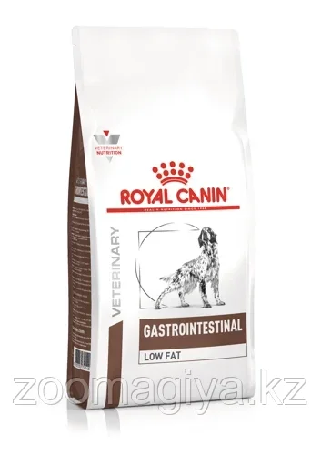 ROYAL CANIN GASTROINTESTINAL LOW FAT для собак, при нарушениях пищеварения 12кг - фото 1 - id-p100232062