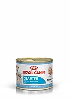 ROYAL CANIN Starter Mousse Dog Can (в паштете) для беременных и кормящих собак, а также щенков 195гр