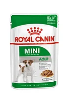 ROYAL CANIN Mini Adult кусочки в соусе для собак в возрасте c 10 месяцев до 8 лет 85гр