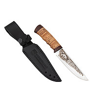 Нож туристический "Пума" (сталь 95x18, береста) - Купить в Казахстане