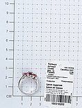 Серебряное кольцо с фианитом синт. TEOSA 100-1203RB, фото 2