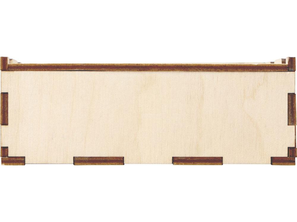Деревянная подарочная коробка, 122 х 45 х 122 мм - фото 5 - id-p100235642