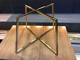 Основание стула, сталь, высота 40 см, цвет золото