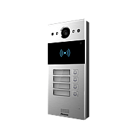 SIP- аудио/видео домофон со считывателем RFID-карт и NFC R20B In-wall (Three Buttons)